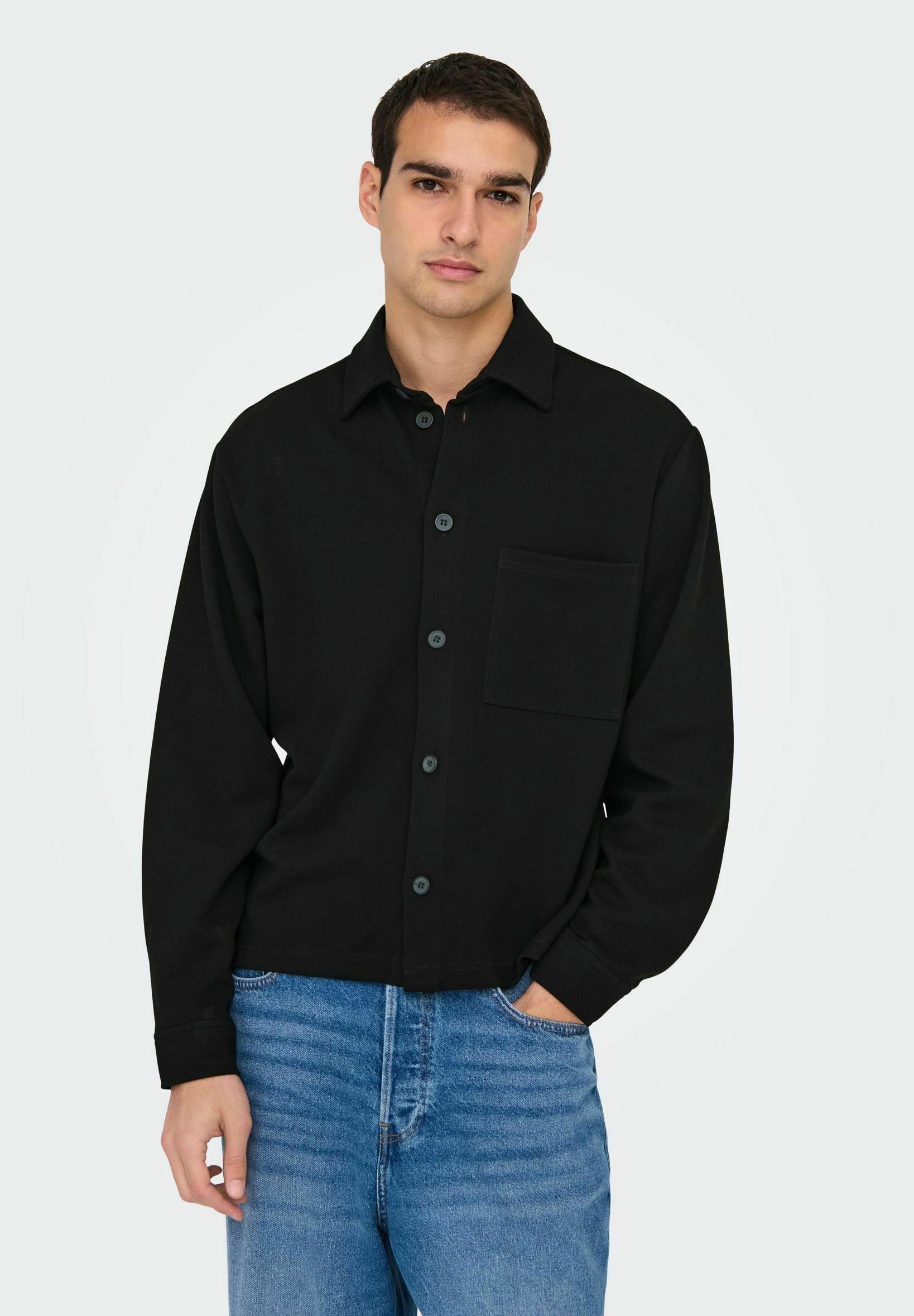 Only & Sons overhemd - gitzwart