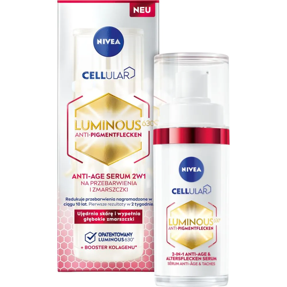 Nivea Cellular Luminous Anti Age 2w1 Serum na przebarwienia i zmarszczki