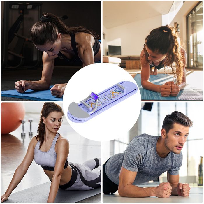 Reformer de Pilates, equipo multifuncional de Pilates con rodillo de rebote automático + plegable, ideal para entrenamientos en casa.