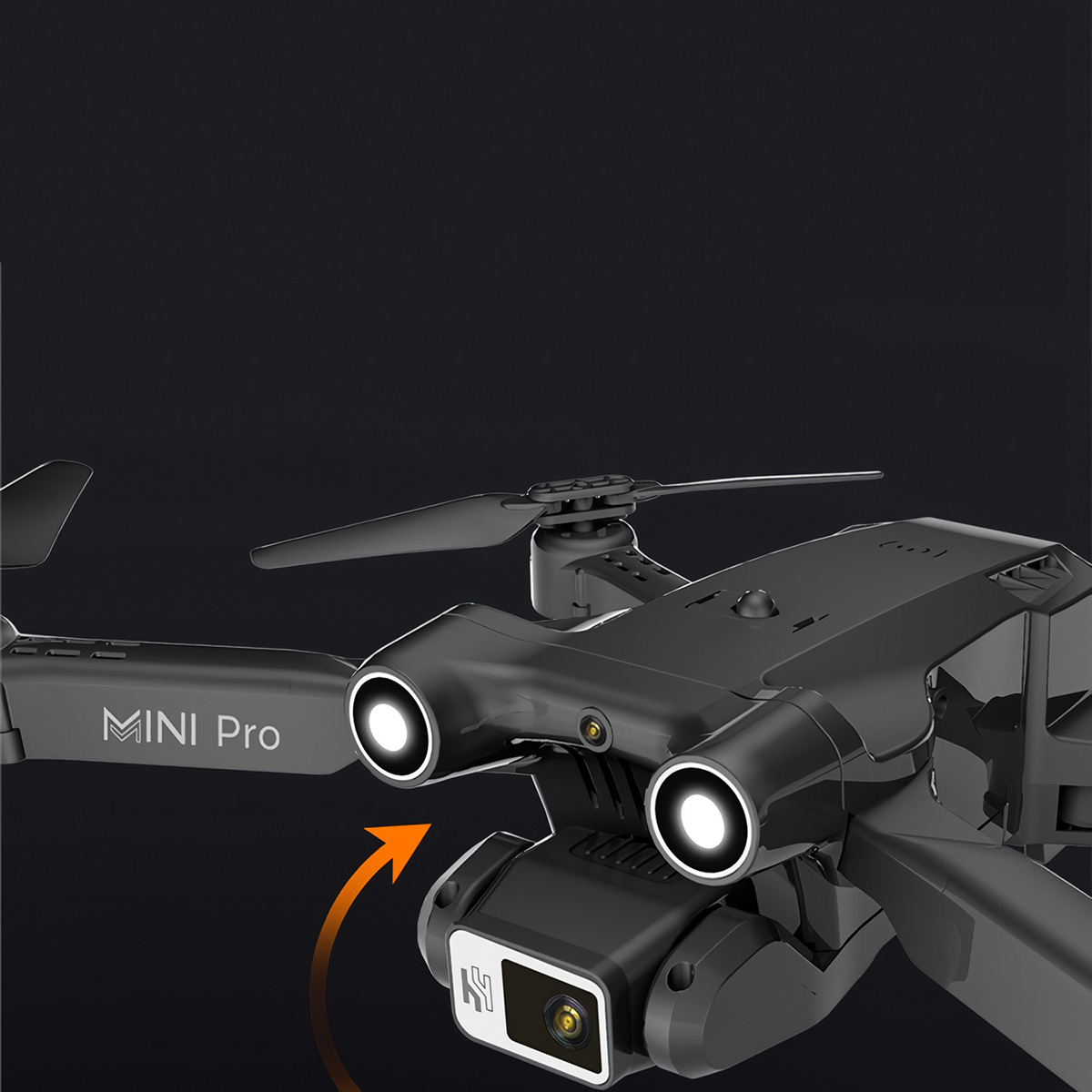 Klack E63 Mini Pro Τετρακόπτερο Drone με Διπλή Κάμερα 4k για Φωτογραφία και Βίντεο