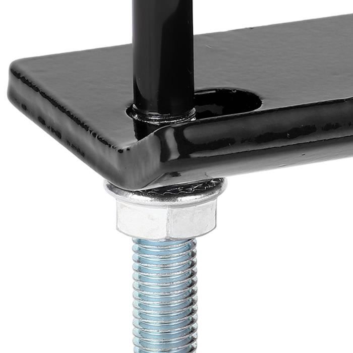 Estabilizador antivibración Dilwe, tensor de enganche de remolque, abrazadera antivibración, acero al carbono y antideslizante para embarcaciones, color negro.
