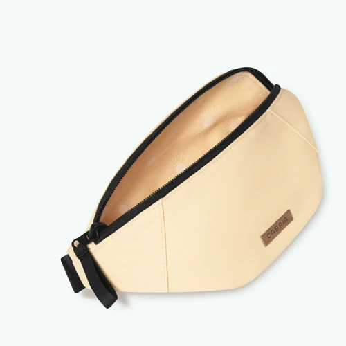 Cabaia Kleine gelbe Ibiza-Bauchtasche