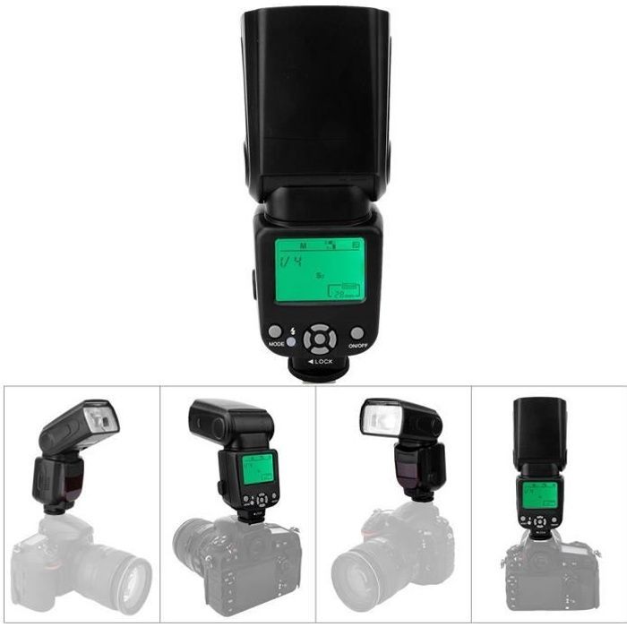 Flash profesional TRIOPO TR-960II con flash externo para cámara Canon Nikon - Vvikizy