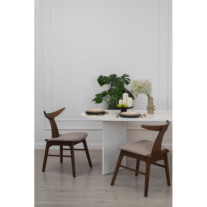 Dining table - OVO - white - 90x204 cm