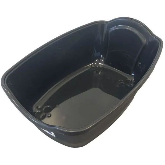 SAMBA Cat Litter Box - 56 x 40 x 39 cm - Black and White - PET DESIGN