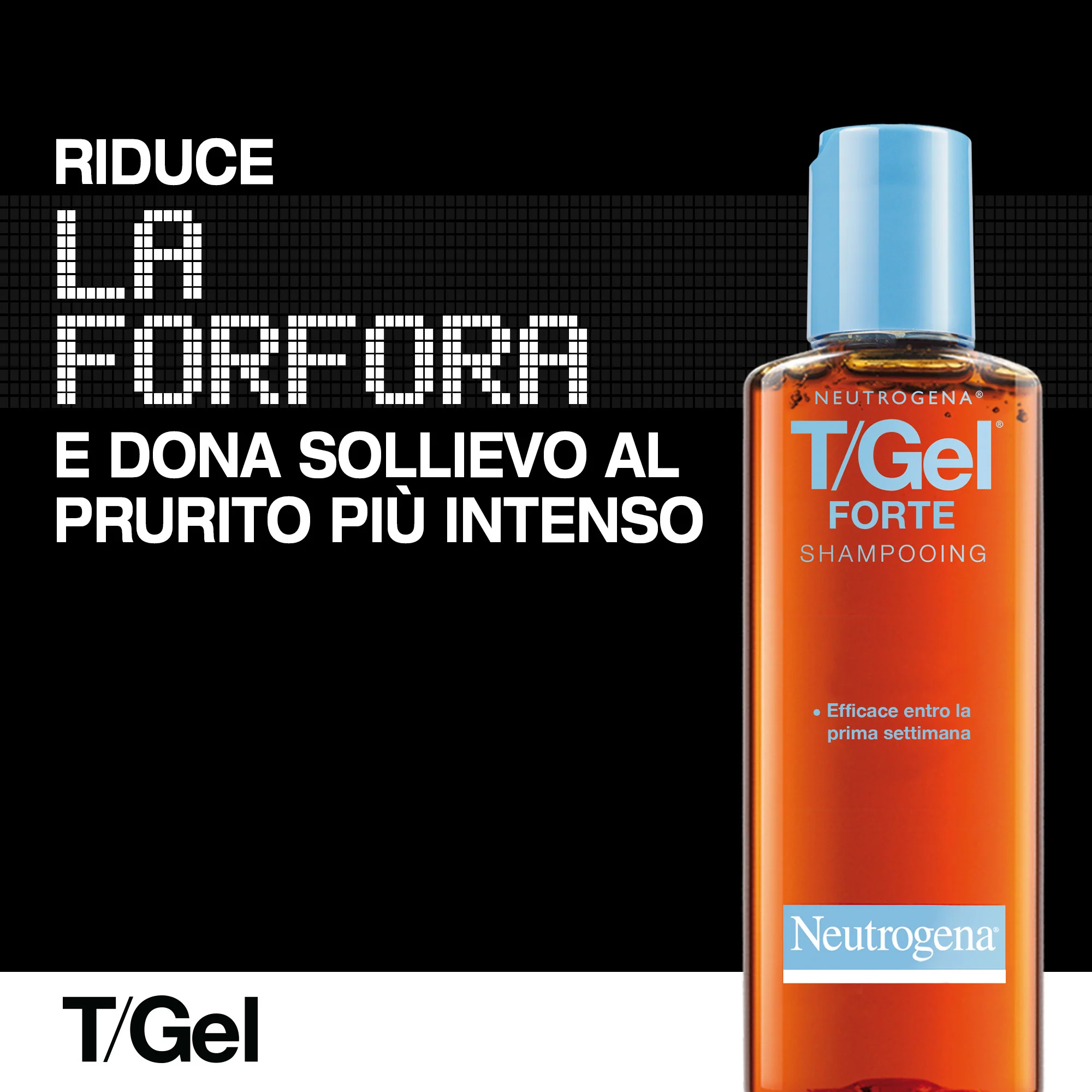 Cura dei Capelli T/Gel Sahmpoo Forte - Shampoo Antiforfora