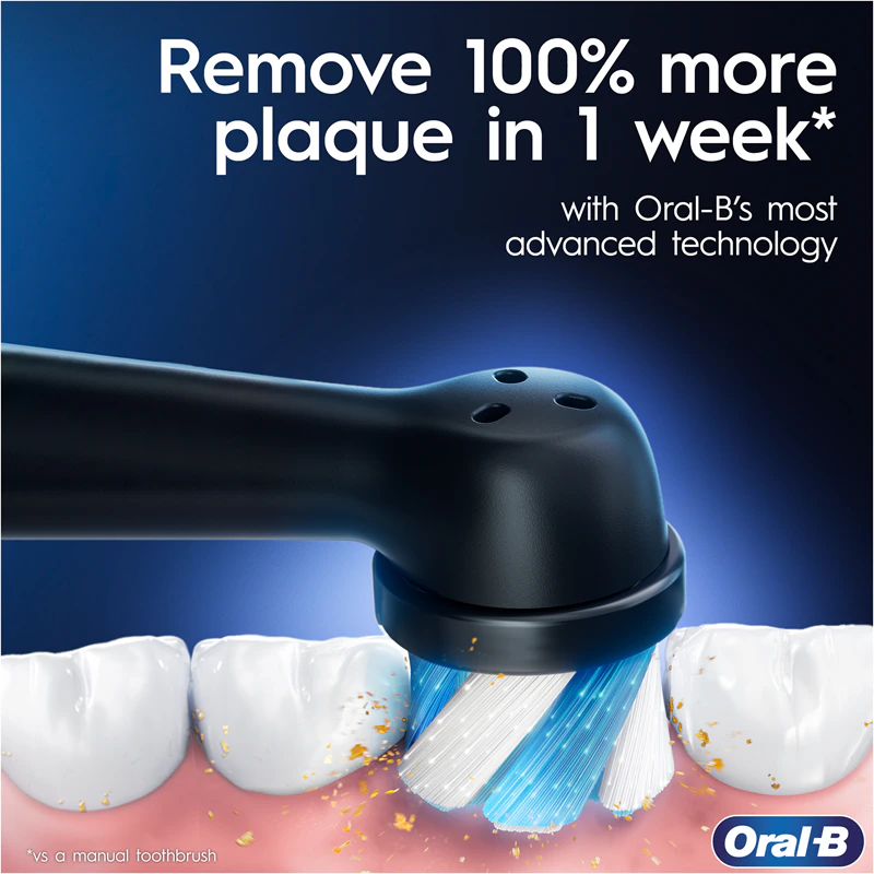 Escova de dentes elétrica Oral-B iO White Clean com estojo de carregamento