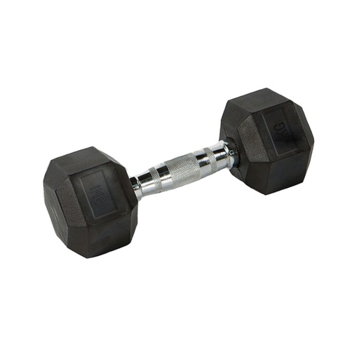  Deluxe Fitness zeshoekige halter 1 kg (paar)