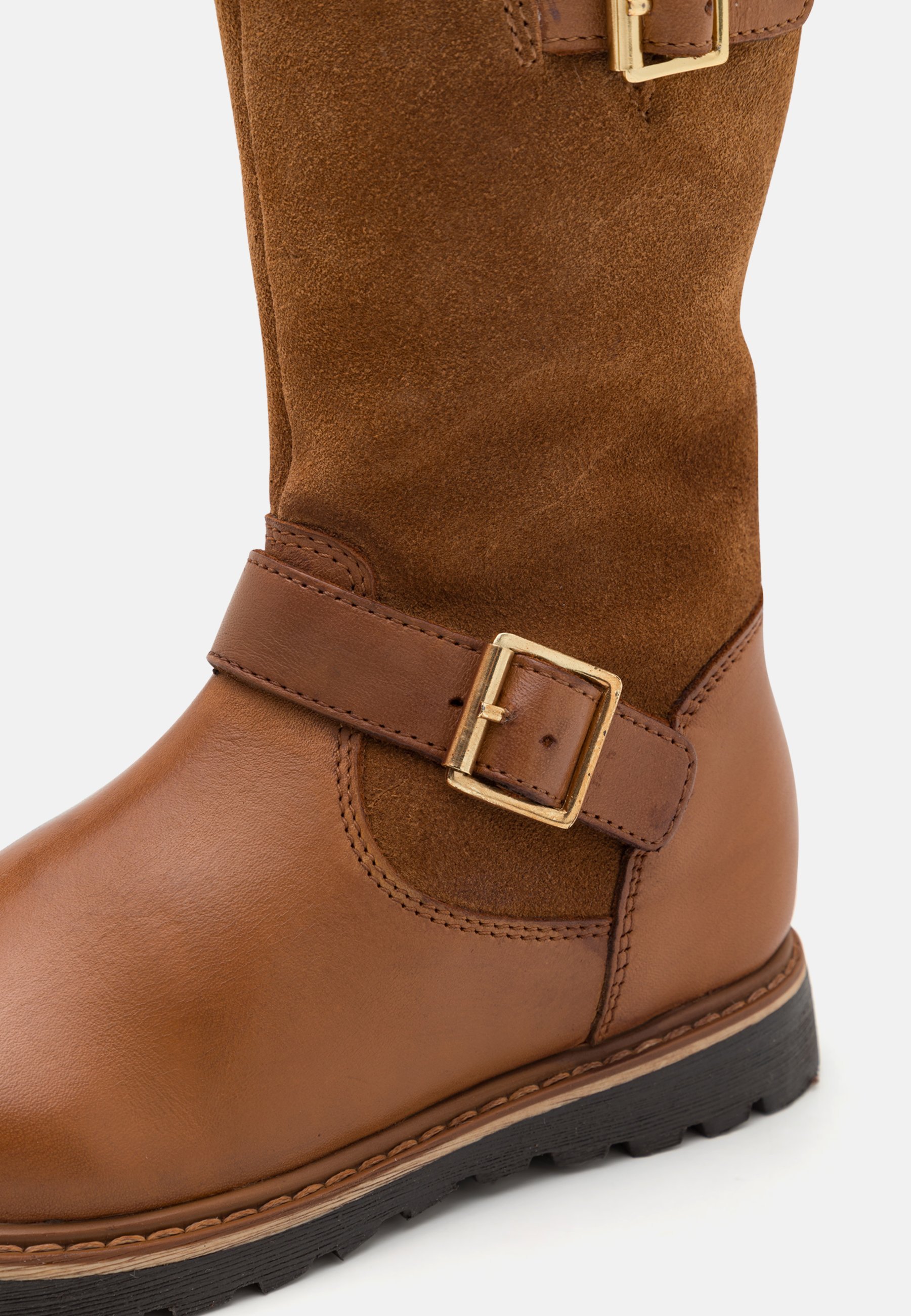 Friboo CUIR - Bottes - cognac