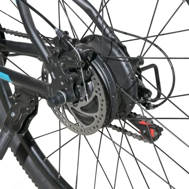 Hiland Rockshark sähköpyörä sähkömaastopyörä alumiinia 26/27.5 tuumaa 350W 20MPH aikuisille sähköpyörä Shimano 21 vaihdetta levyjarru joustohaarukka 36V 10.4Ah irrotettavalla akulla