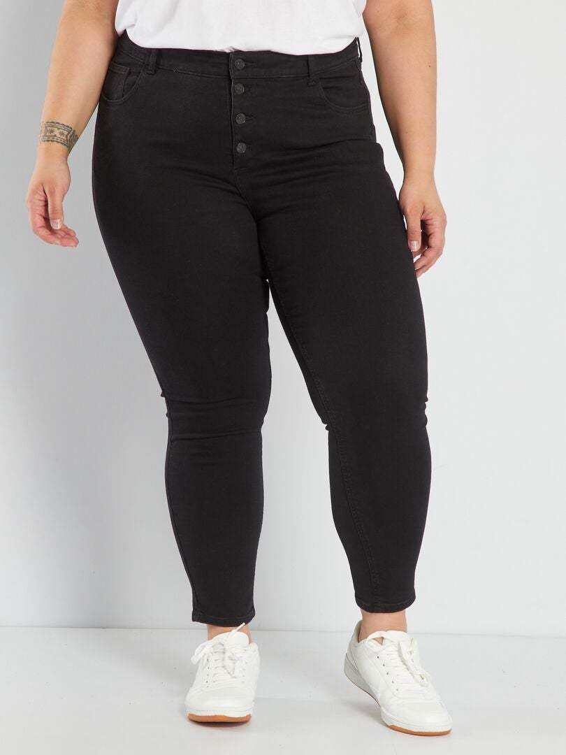 Calça jeans skinny / Corte bem justo - L28 - PRETA