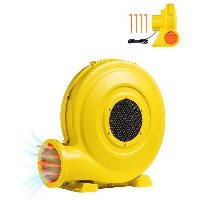 Soprador para infláveis - DUOKU - S-E9 MULTI - 870 W e 950 W - Ideal para castelos infláveis - Uso externo