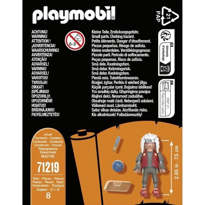 PLAYMOBIL 71219 Jiraya - Naruto Shippuden - Dès 5 ans