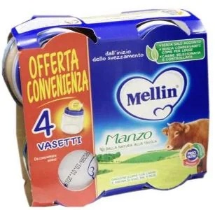 MELLIN Mellin gehomogeniseerd rundvlees 4 x 80 g babyvoeding
