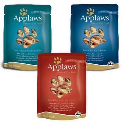 Applaws Adult Combine Pack kapsičky pro kočky ve vývaru 70g