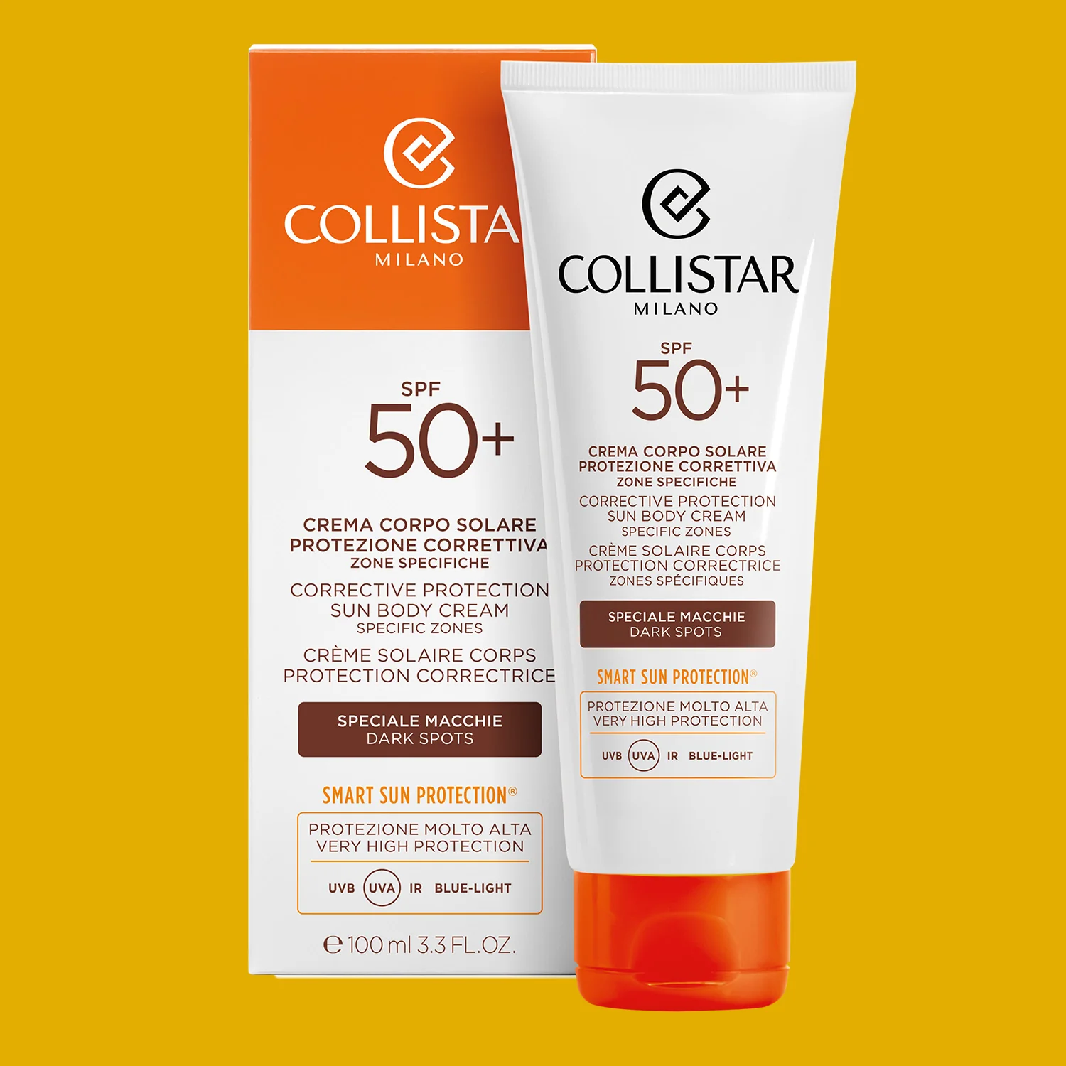 Abbronzatura Crema corpo solare spf50+ protezione correttiva - Crema solare corpo alta prot.