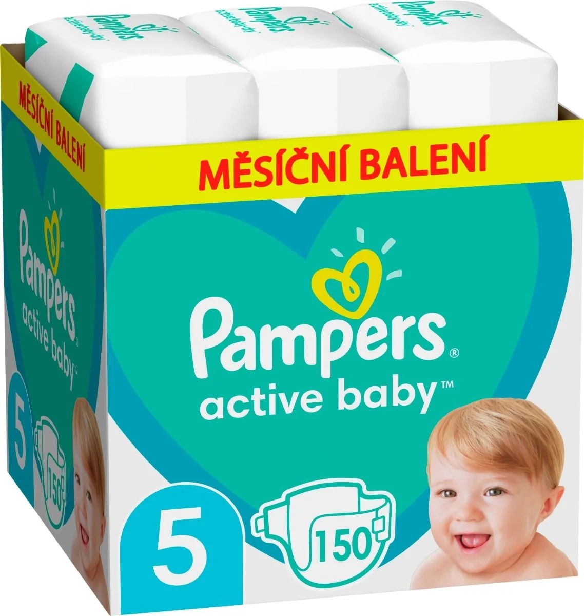 PAMPERS mähkmed Pampers Active Baby 5x150 11-16 kg