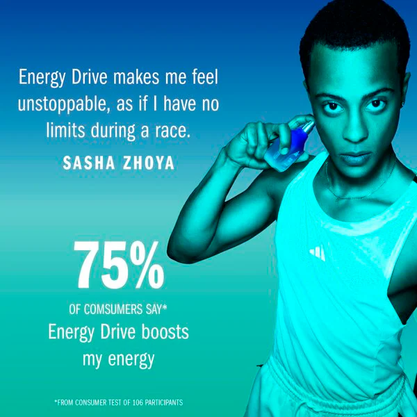 Apa de parfum Adidas Vibes Energy Drive<br>30ml
