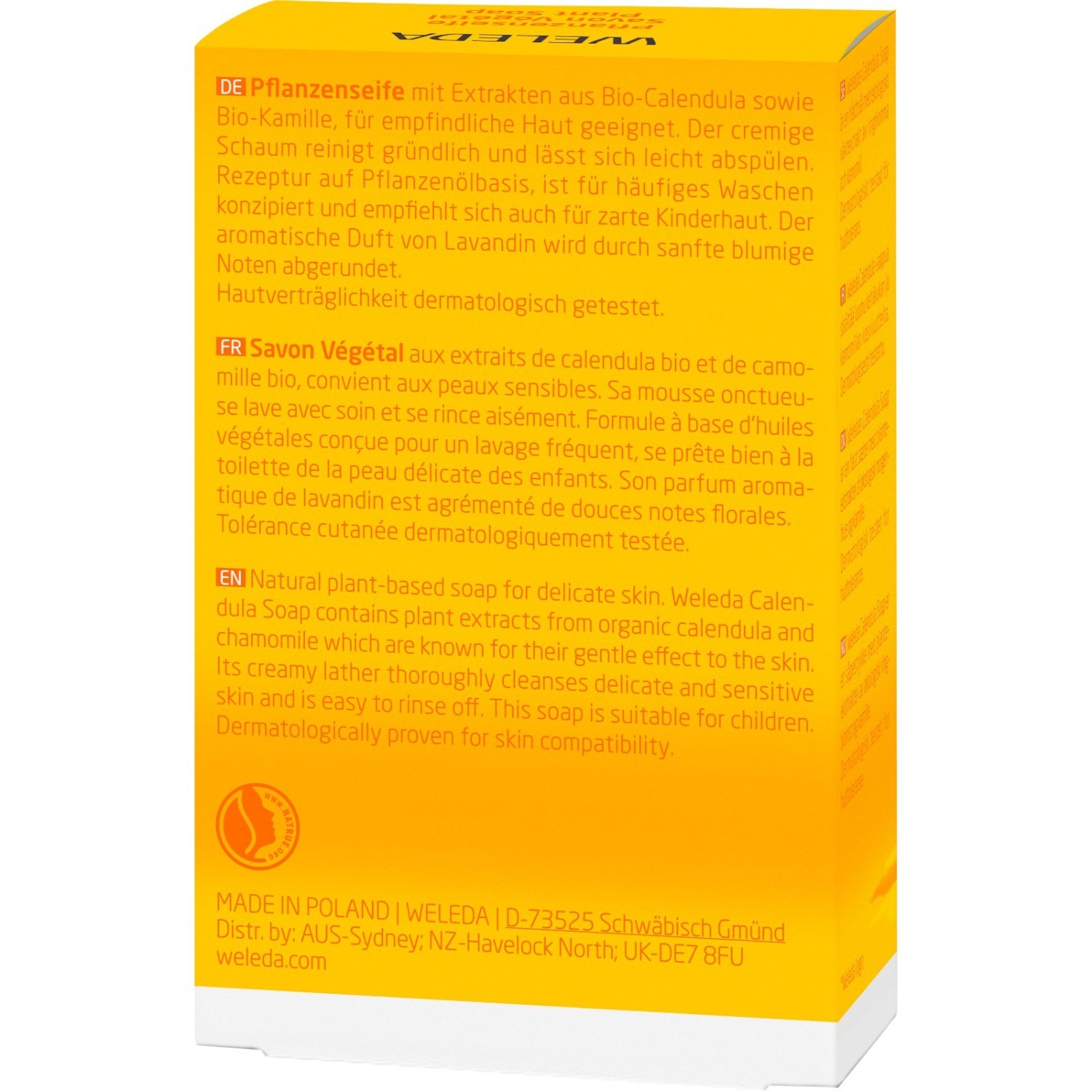 Weleda Handseife Ringelblumensaife - 100 g