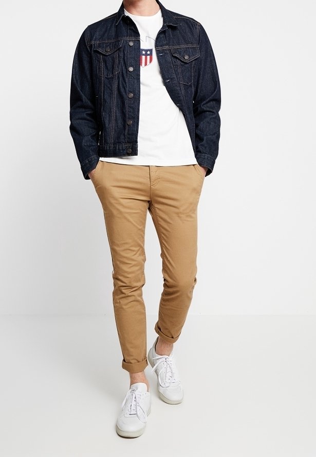 Pier One Chino kalhoty - hnědé
