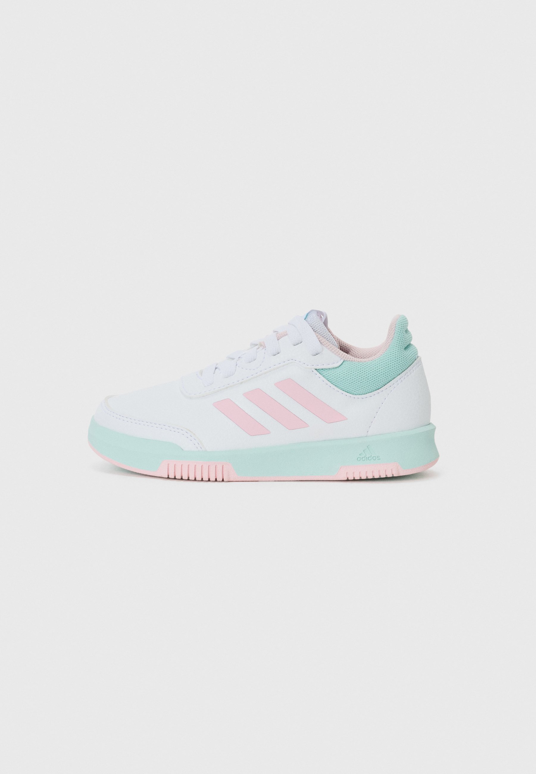 adidas Performance TENSAUR - Trainingsschoen - wit/transparant roze/lichtgevend aqua