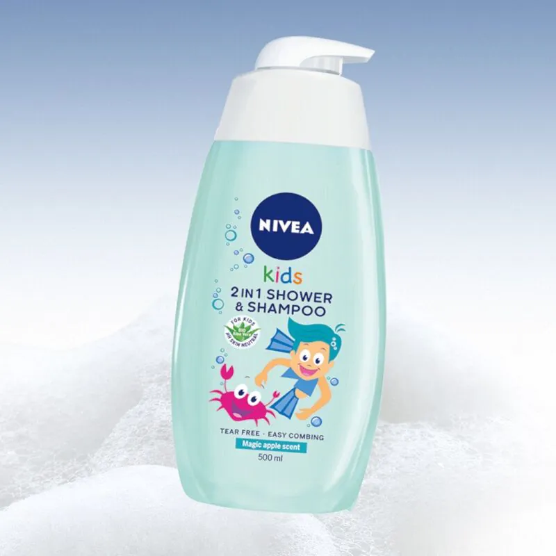 Nivea Kids Żel do mycia ciała 2w1 o Zapachu Jabłkowych Karmelków