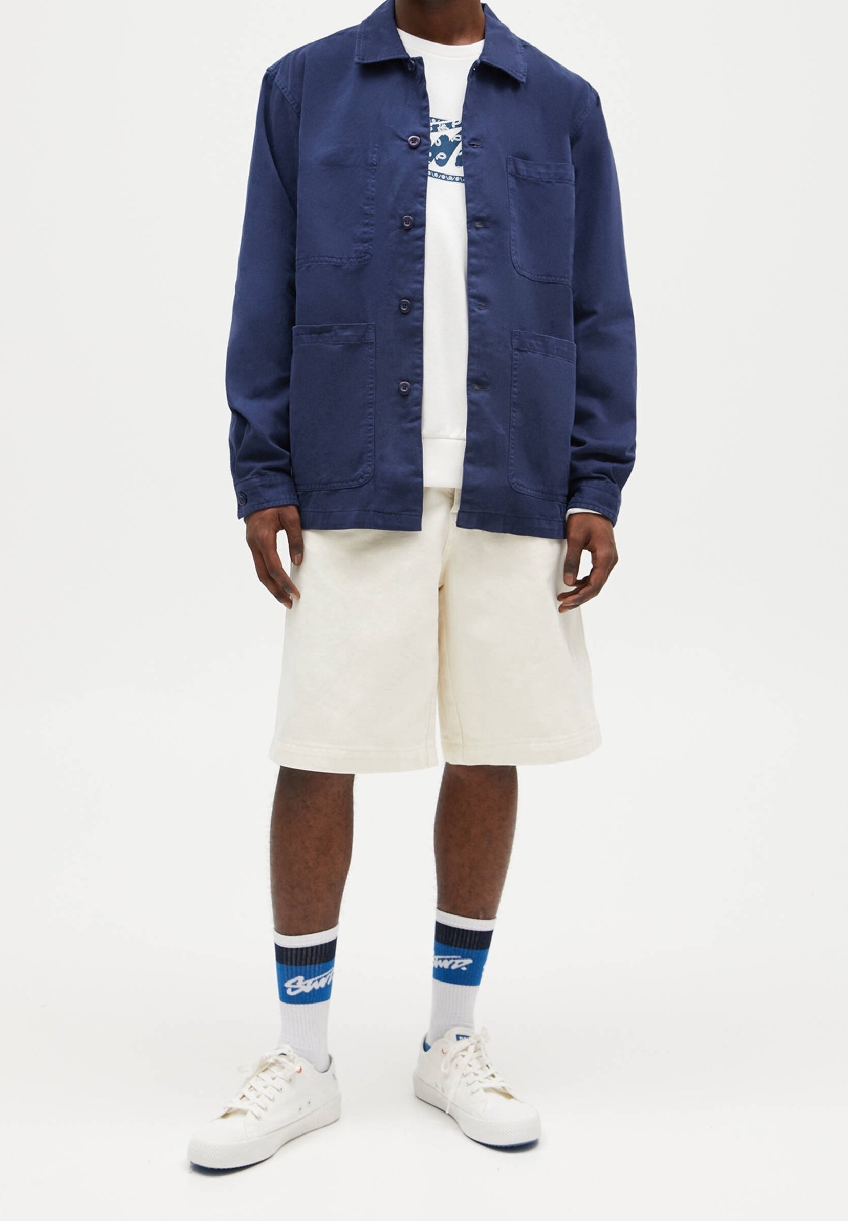 Veste d'été PULL&BEAR - bleu foncé