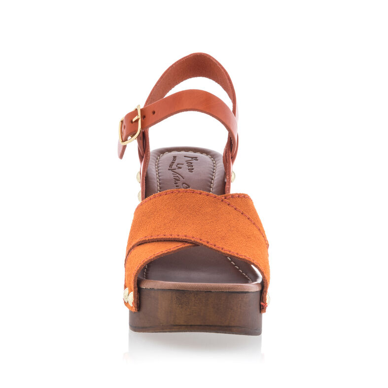 Women's Orange Mules/Clogs