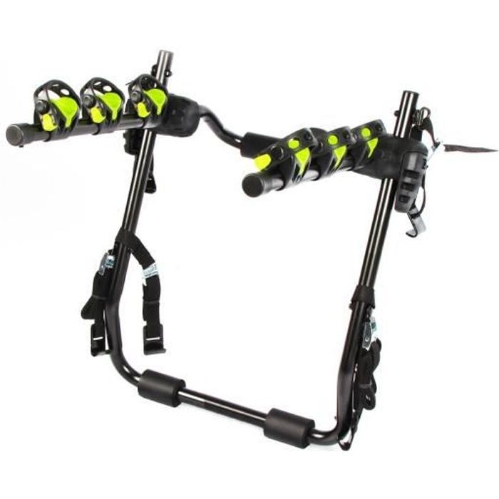 SUPORTE PARA 3 BICICLETAS BEETLE COM CINTAS - Pré-montado.