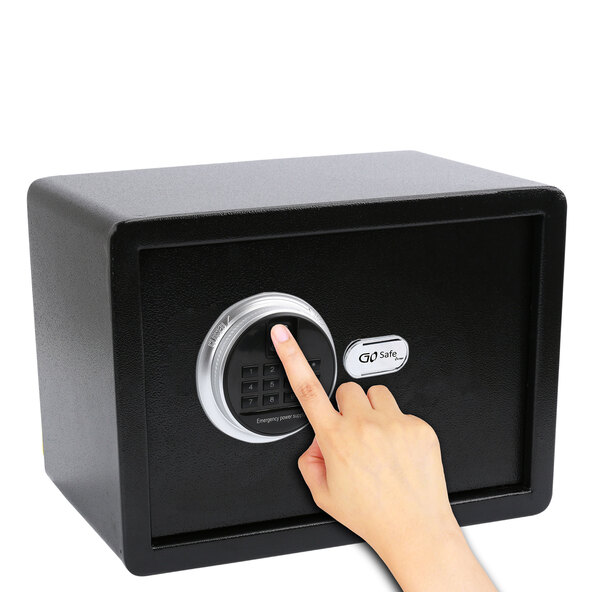 Designový trezor, černý