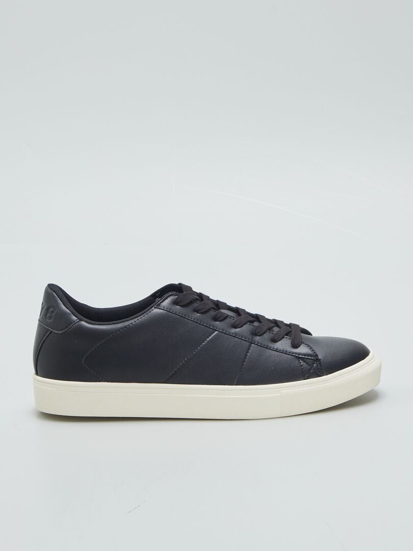 Lage sneakers om mee te wandelen - ZWART