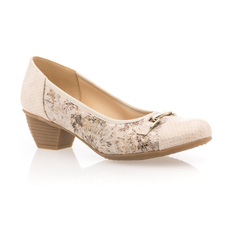 Beige Damen-Komfortschuhe