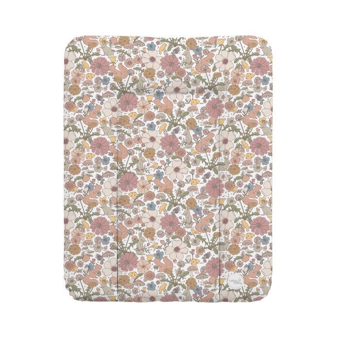 Fasciatoio Ceba Baby spesso e lavabile - Giardino, 50x70 cm - Certificato Oeko-Tex, impermeabile