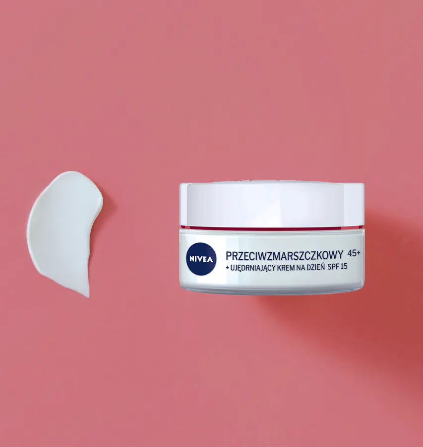 Nivea Przeciwzmarszczkowy + ujędrniający Krem na dzień SPF 15 45+