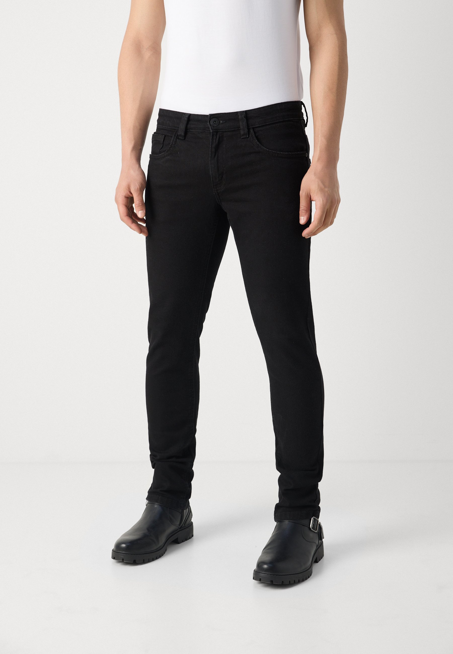 INDICODE JEANS Slim fit -farkut - ultramusta
