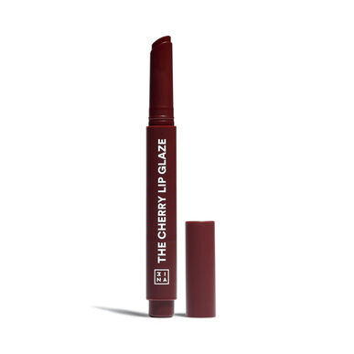 3INA The Cherry Lip Glaze Brillo de labios, brillo de labios con efecto látex, alta cobertura, 1 unidad.