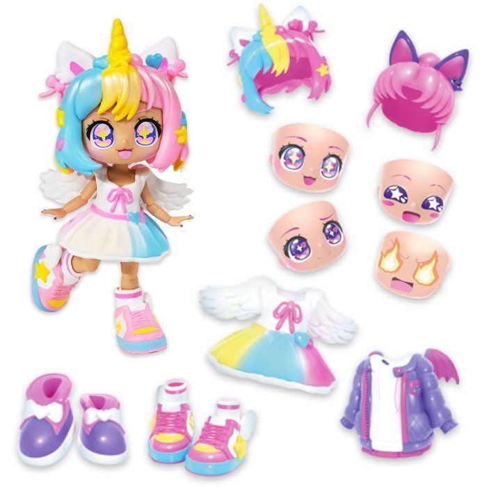 Customizable Doll - BANDAI - Animakii - HEA26348 - Unicorn and Bat