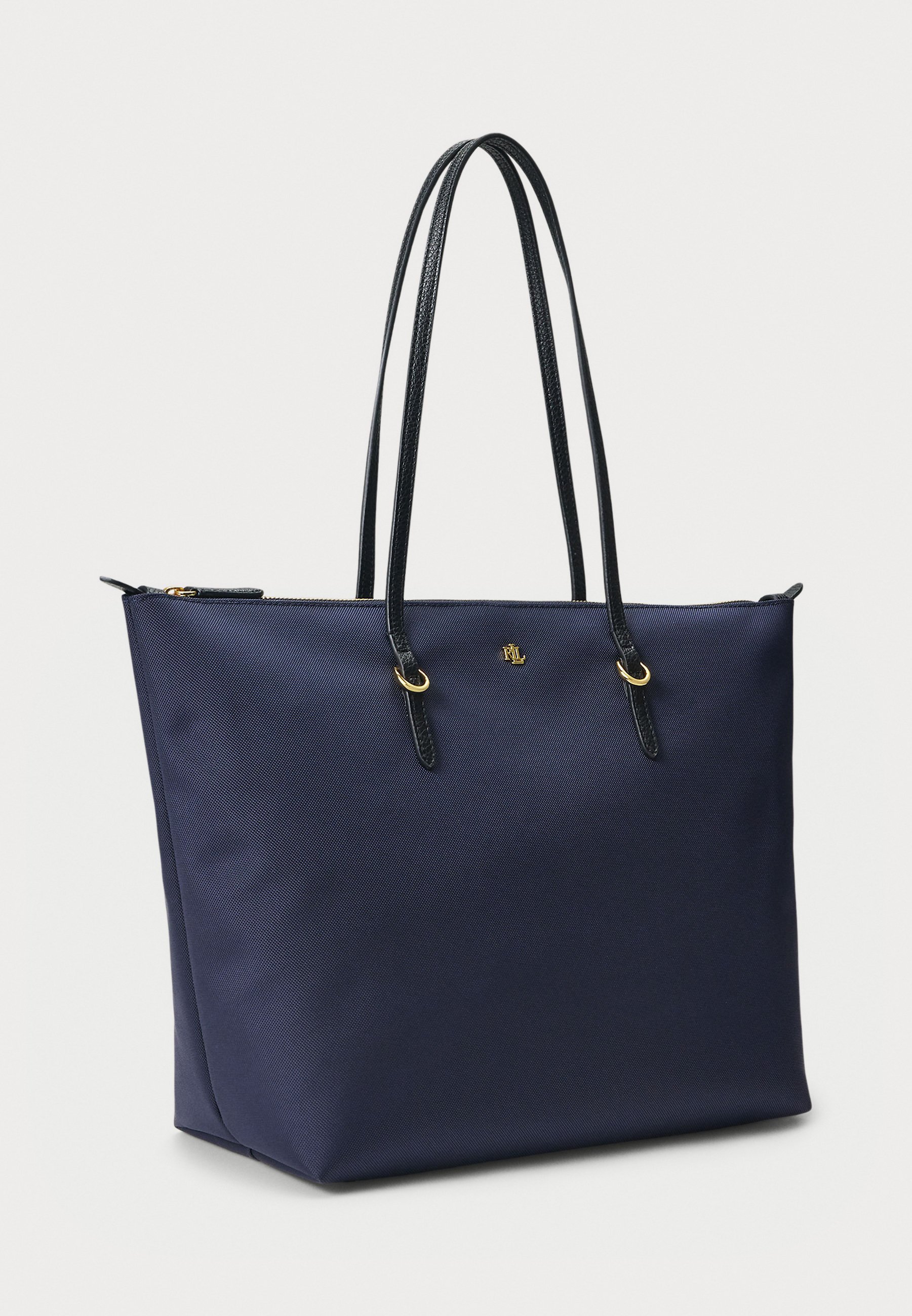 Lauren Ralph Lauren NYLON LARGE KEATON TOTE BAG - Tote bag - verfijnd marineblauw