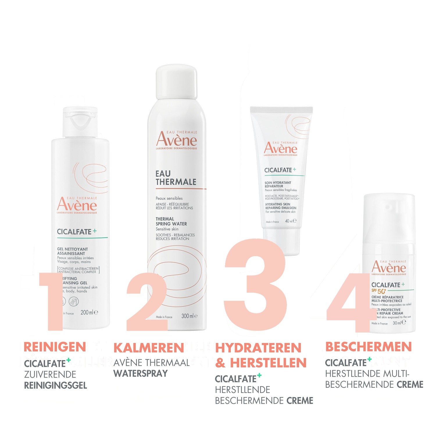 Avène Cicalfate+ krema za obraz: vlažilna in regeneracijska nega za občutljivo in oslabljeno kožo, 40 ml