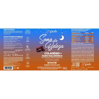 Gaab Gaab Beauty Sleep Collagen Chocolate 240g 240g