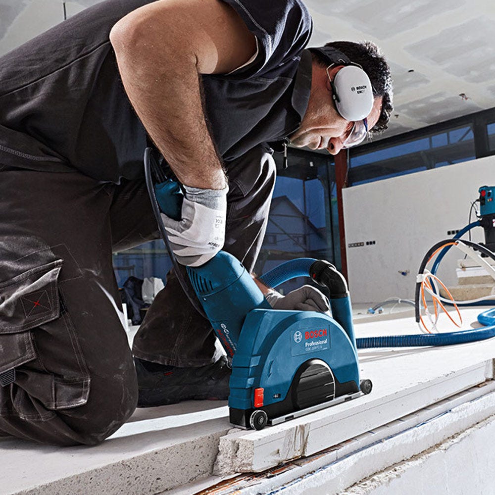 Tampa de extração de pó para esmerilhadeira angular BOSCH de 230 mm GDE230FCS