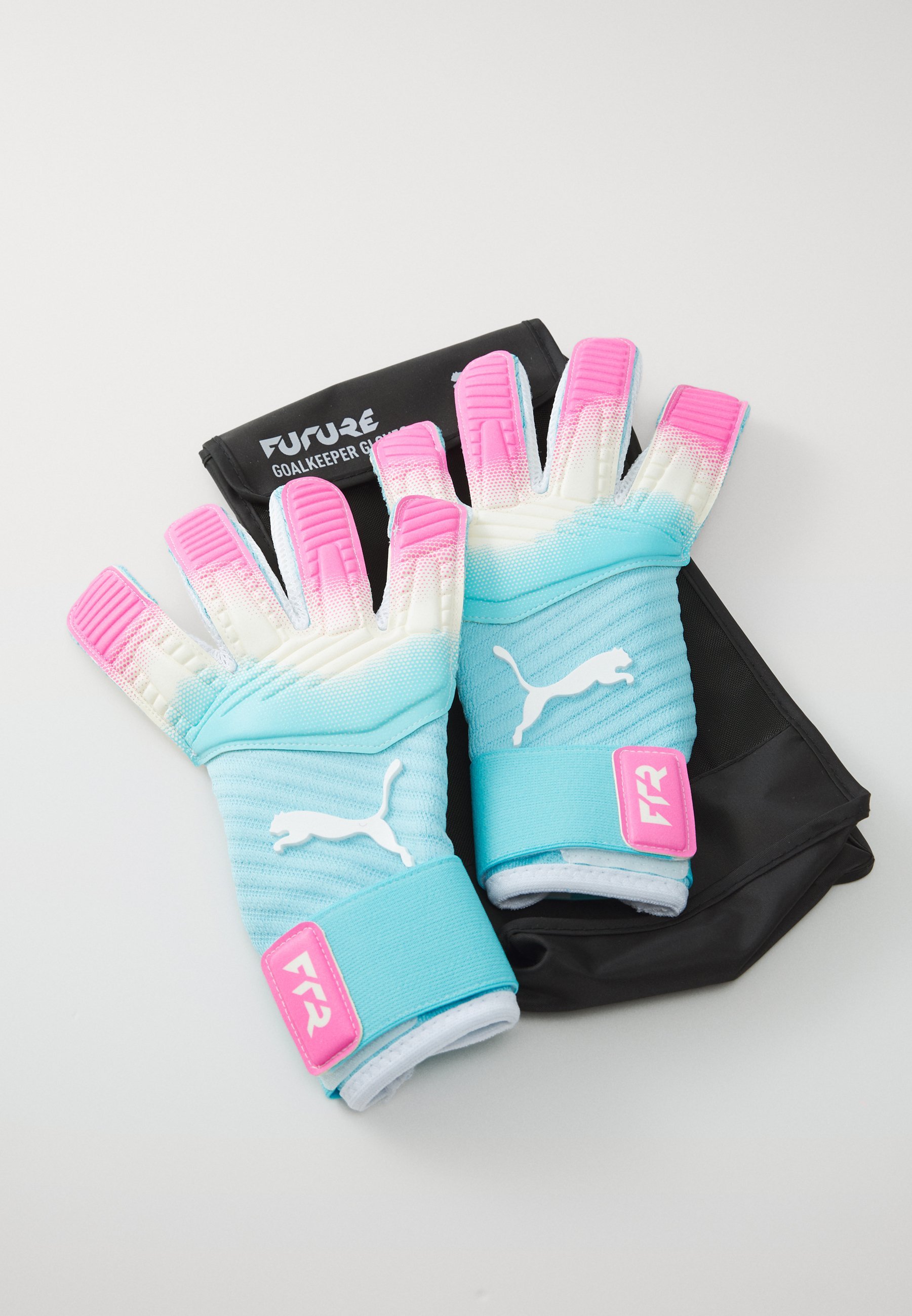 Puma FUTURE PRO RE CHARGE HYBRID UNISEX - Keepershandschoenen - zonsondergangroze/heldenblauw/wit
