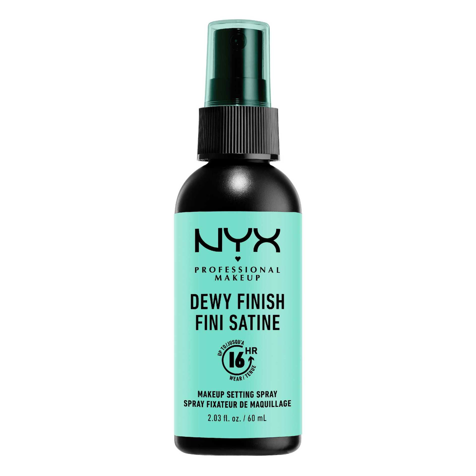 Dewy Finish sprej za fiksiranje šminke poklon 60 ml - NYX Professional Makeup