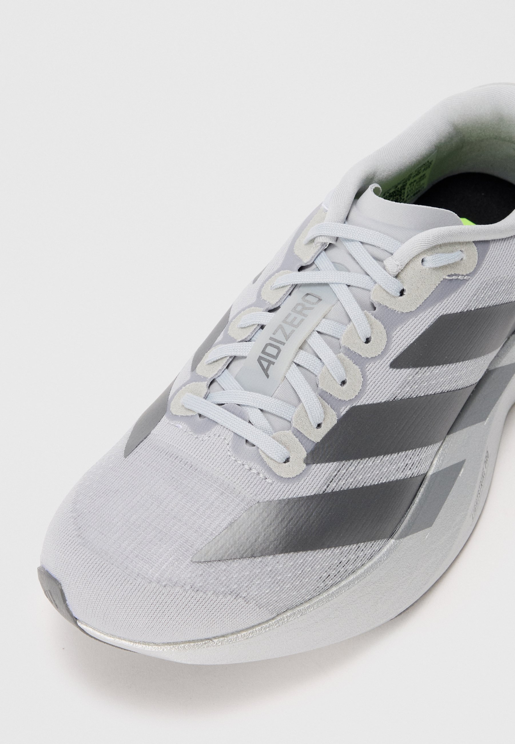 adidas Performance EVO SL ADIZERO UNISEX - Straßenlaufschuhe - silberfarben/eisenmetallic/grau zwei
