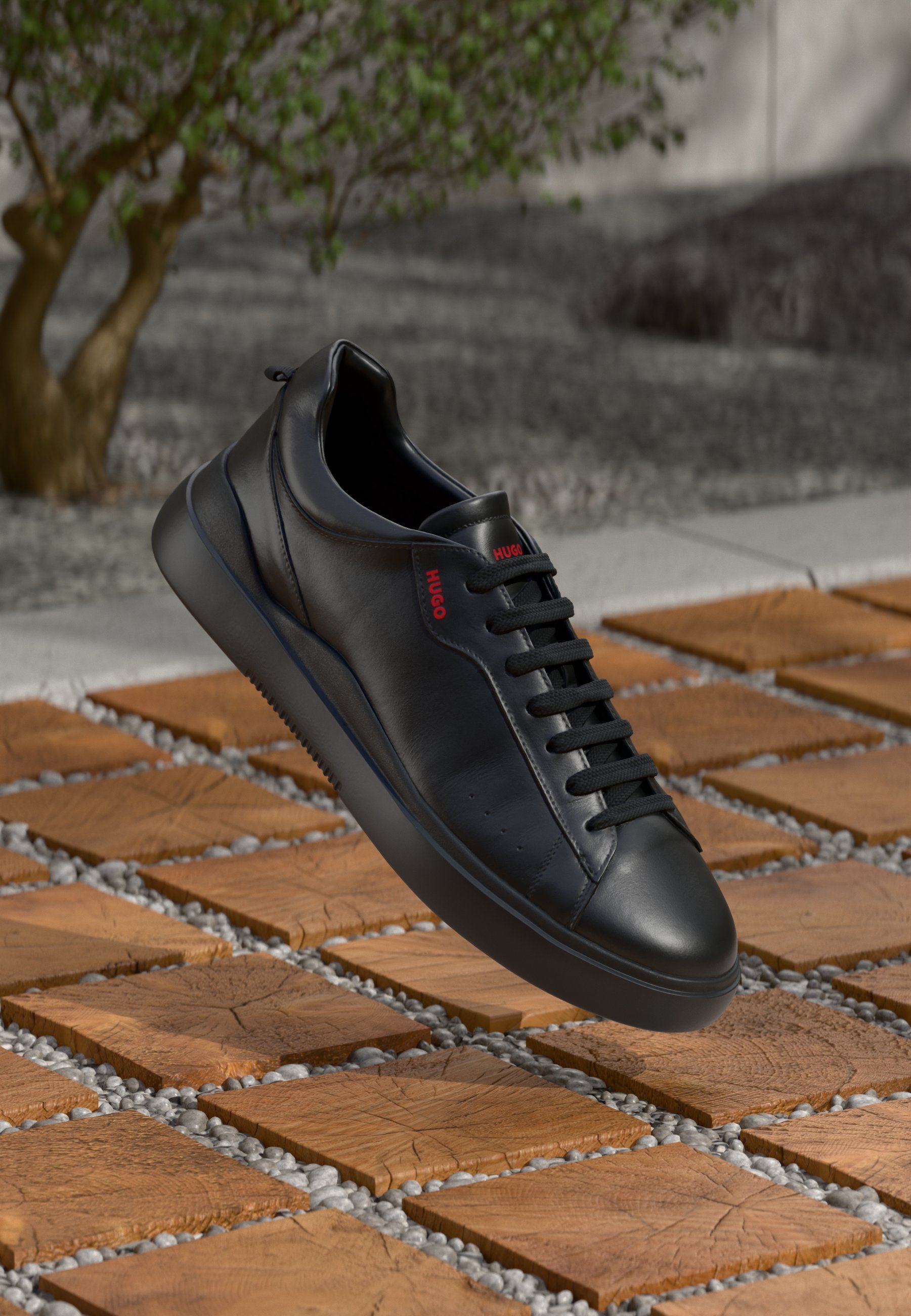 HUGO BLAKE - Matalavartiset tennarit - black
