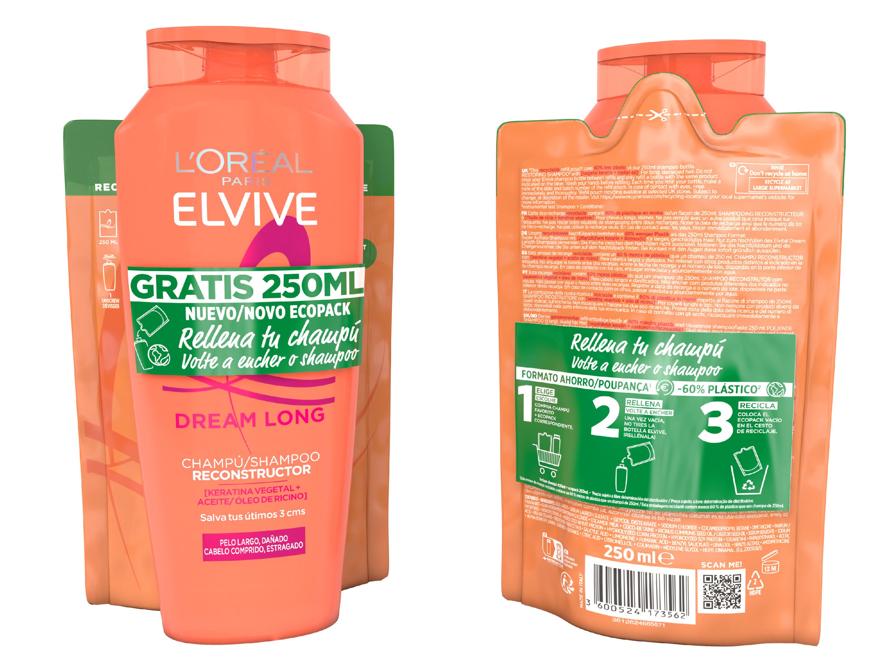ELVIVE Dream Long Reconstructing Shampoo Шампони