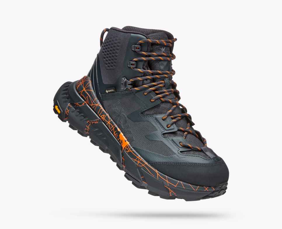 HOKA Tennine Hike GORE-TEX Blau Graphit/Persimmon Orange