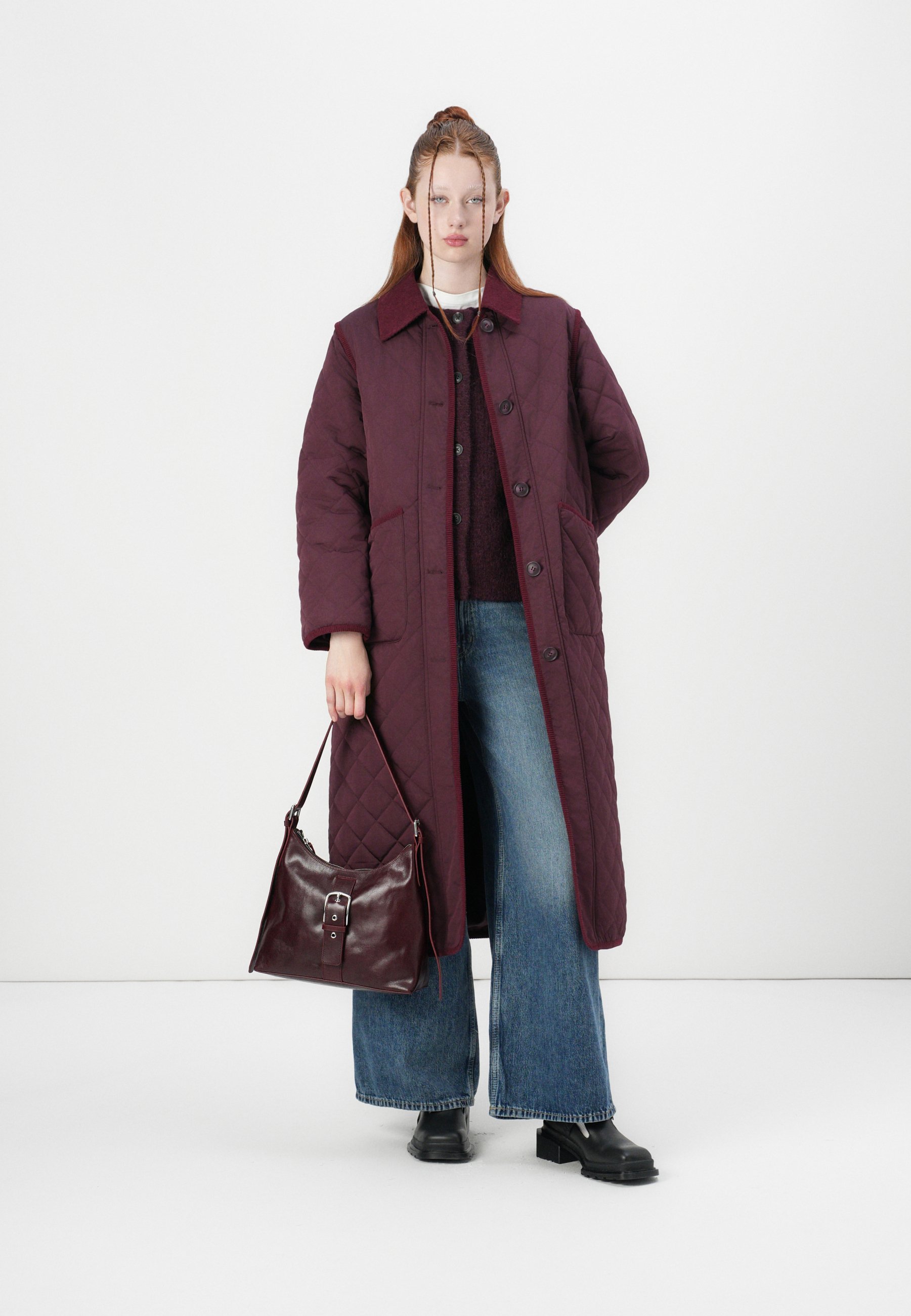 Vero Moda VMEMILY LONG - Winterjas - wijnproeverij