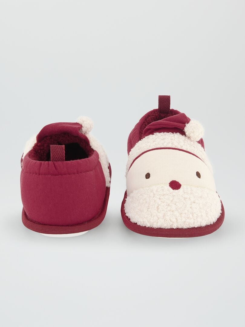 Kerstslippers - ROOD