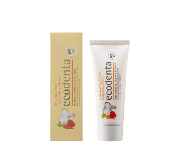 Ecodenta pasta do zębów dla dzieci Poziomka 75 ml